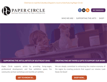 Tablet Screenshot of papercircle.org